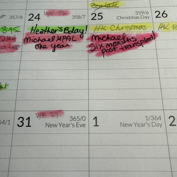 Birthdays and Other Milestones